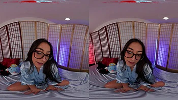 vr-porn,masturbation,brunette,solo-female,latina