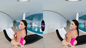 pool,brunettes,teens,lingerie