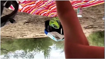 nude-beach-sex,mature,cumshot,couple,milf