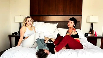 ass,pov,blonde,amateur,threesome