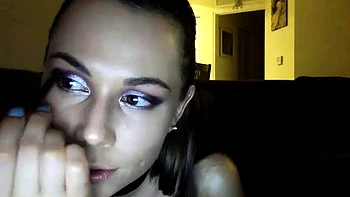 teen,solo,striptease,brunette,amateur