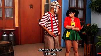 brunette,blowjob,hardcore,threesome,lick