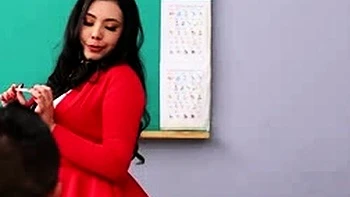 fingering,uniform,milf,brunette,college