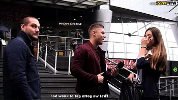 blowjob,outdoor,amateur,threesome,beach