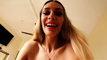 pov,blonde,hardcore,babe,handjob