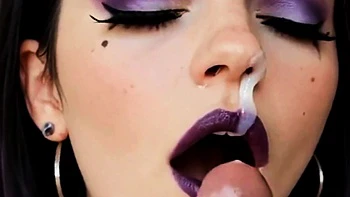 brunette,small-tits,cumshot,teen,blowjob