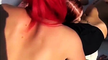 public,outdoor,european,blowjob,redhead