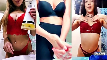 blonde,enhanced,caucasian,outdoors,cumshot