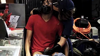 interracial,babe,handjob,brunette