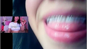 fetish,spit,lips,inside,asian