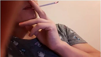 fetish,solo-female,smoking,blonde,mature