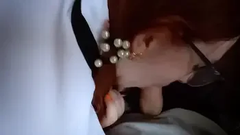 classmate,hot,glasses,cum-in-mouth,homemade