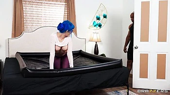 doggystyle,cowgirl,blue-hair,missionary,bbc