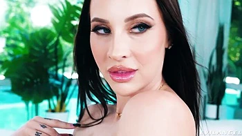 brunette,face-fucking,blowjob,deep-throat,masturbation