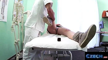 doctor,blowjob,czech,cumshot,medical