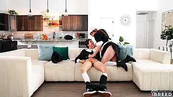 redhead,straight-hair,long-legs,missionary,long-hair