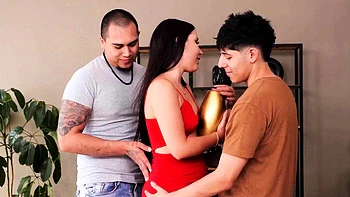 teen,gangbang,threesome,brunette,hd