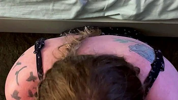 brunette,blowjob,doggystyle,amateur,pov