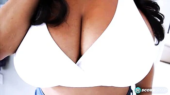 doggystyle,ebony,brunette,big-tits,threesome-fmm