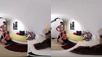 czech,high-heels,teens,threesome,blonde