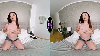 small-tits,masturbation,virtual-reality,shorts,solo-girl