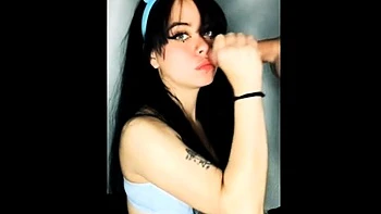 latin,blowjob,handjob,brunette,amateur