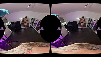 lingerie,fishnet,vr-porn,high-heels,stockings