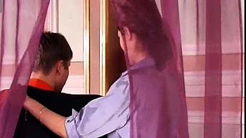 fetish,nylon,russian,redhead,threesome