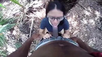 black-and-ebony,public-nudity,doggy-style,blowjobs,pov