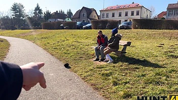 cuckold,long-hair,couple,car,big-tits