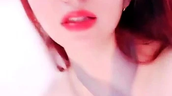 redhead,solo,close-up,striptease,teen