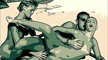 beach,vintage,blowjobs,threesome