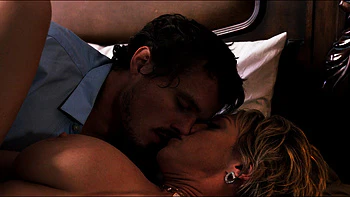 cowgirl,necklace,bed,bald-pussy,ball-licking