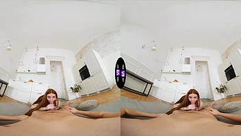 shaved,reverse-cowgirl,cowgirl,long-hair,redhead