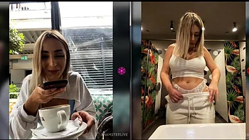 public-nudity,flashing,blonde