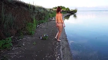russian,homegrown,cougar,public-outdoor,stepmother