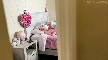 spying,cumshot,teasing,smartykat420,blondes