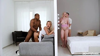 big-tits,straight-hair,big-cock,curvy,blowjob