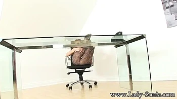 nylon,fetish,lady,blowjob,young-stud