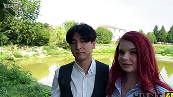 reality,couple,big-tits,czech,redhead