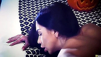 brunette,rubber,deepthroat,latex,big-cock