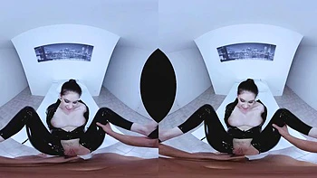 blowjobs,brunette,latex,3d,handjob