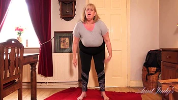 solo-female,milf,blonde,auntjudys,big-ass