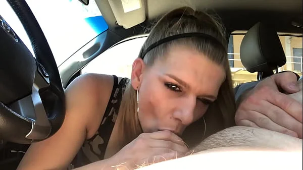 car-blowjob,amateur,bbbj,public,bareback