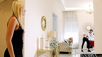 pornstar,babe,blonde,lingerie,red-dress