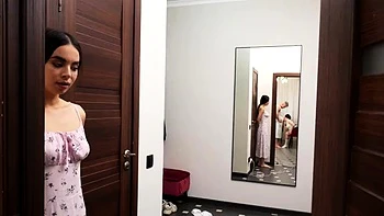 teen,fingering,doggystyle,threesome,brunette