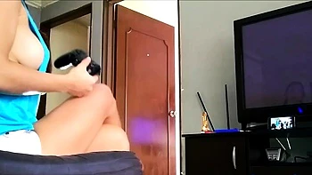 masturbation,toys,solo,brunette,big-boobs