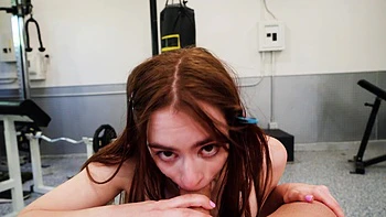 redhead,blowjob,old-and-young,gym,small-tits