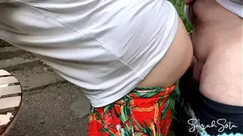 outdoor,cum-on-ass,standing-up,outdoor-sex,outdoor-fuck