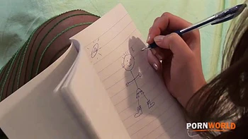 brunette,footjob,european,stockings,high-heels